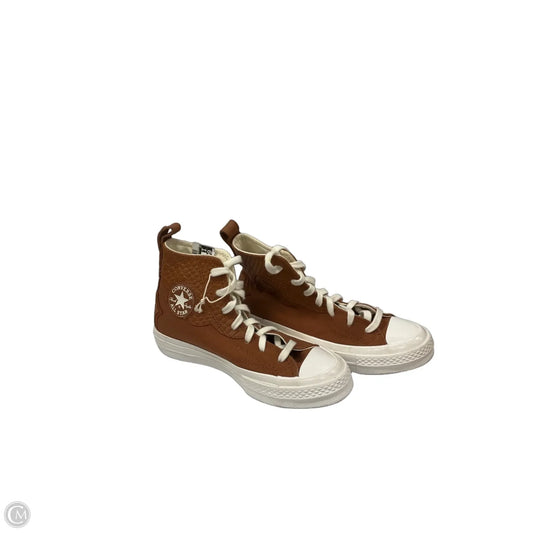 Shoes Athletic By Converse In Tan, Size: 5