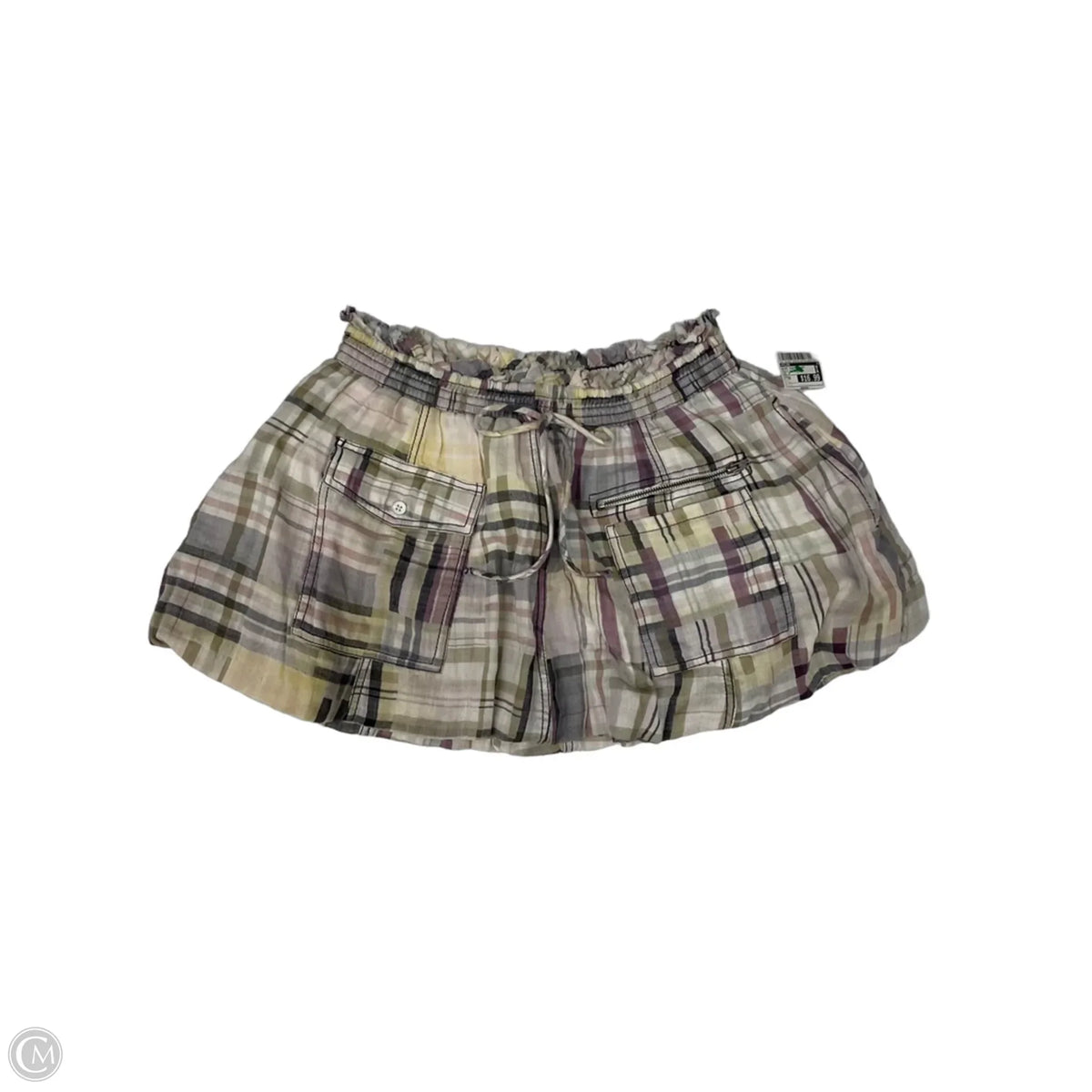 Skirt Mini & Short By Pilcro In Plaid Pattern, Size: Xs