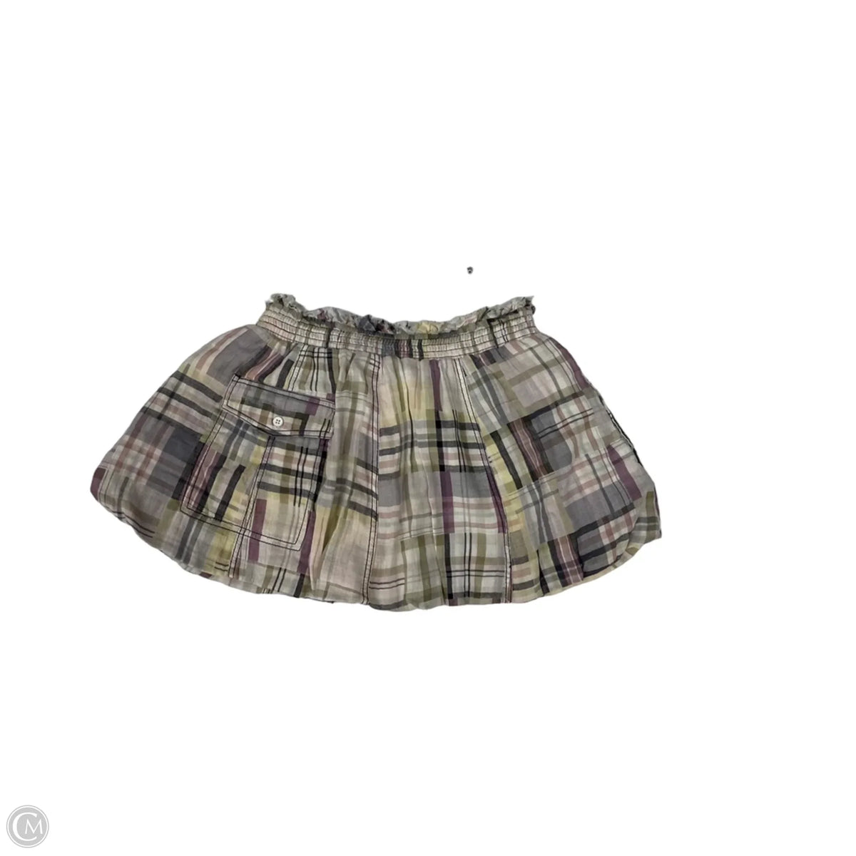 Skirt Mini & Short By Pilcro In Plaid Pattern, Size: Xs