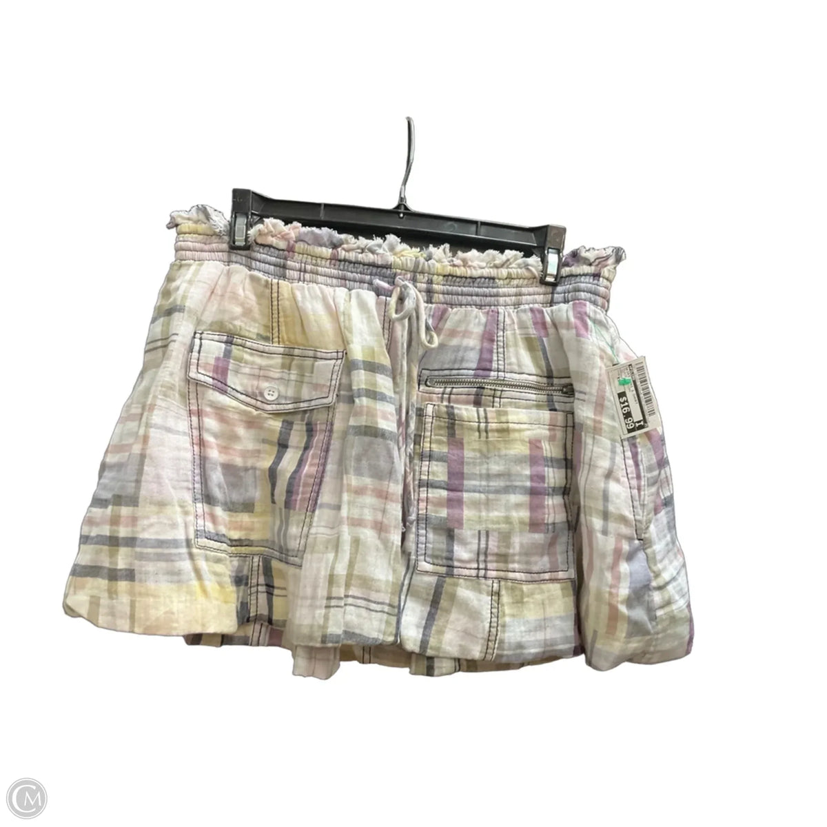 Skirt Mini & Short By Pilcro In Plaid Pattern, Size: Xs