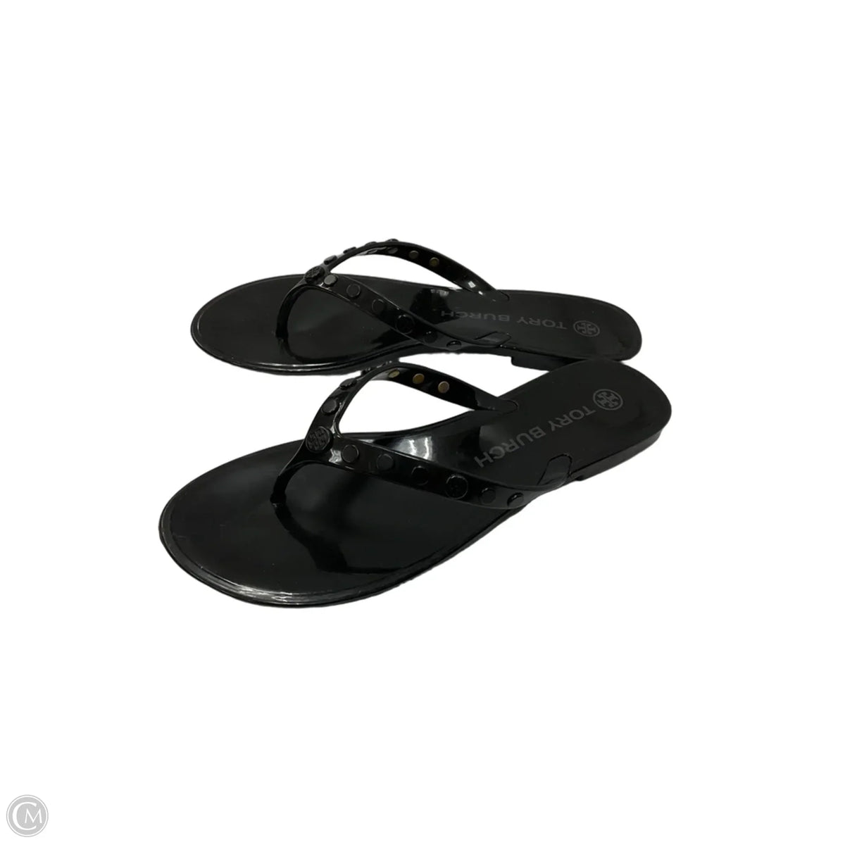 Sandals Designer By Tory Burch In Black, Size: 8