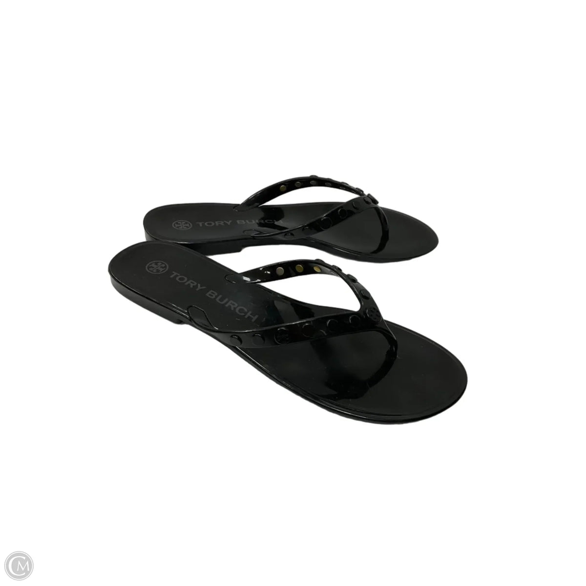 Sandals Designer By Tory Burch In Black, Size: 8