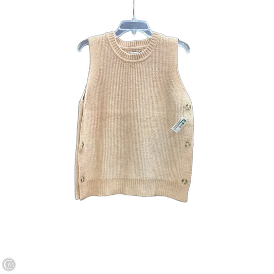 Vest Sweater By Rachel Roy In Tan, Size: S