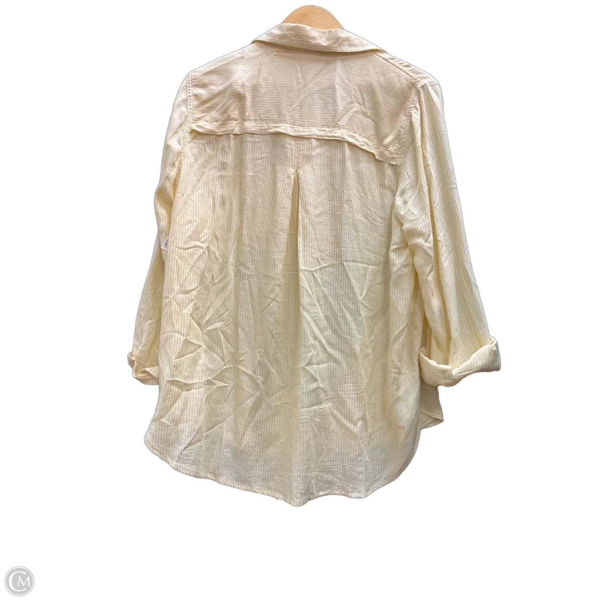 Top Long Sleeve By Beachlunchlounge In Striped Pattern, Size: L