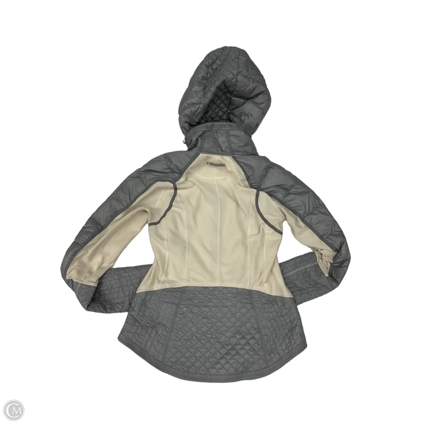 Athletic Jacket By Lululemon In Grey, Size: 6
