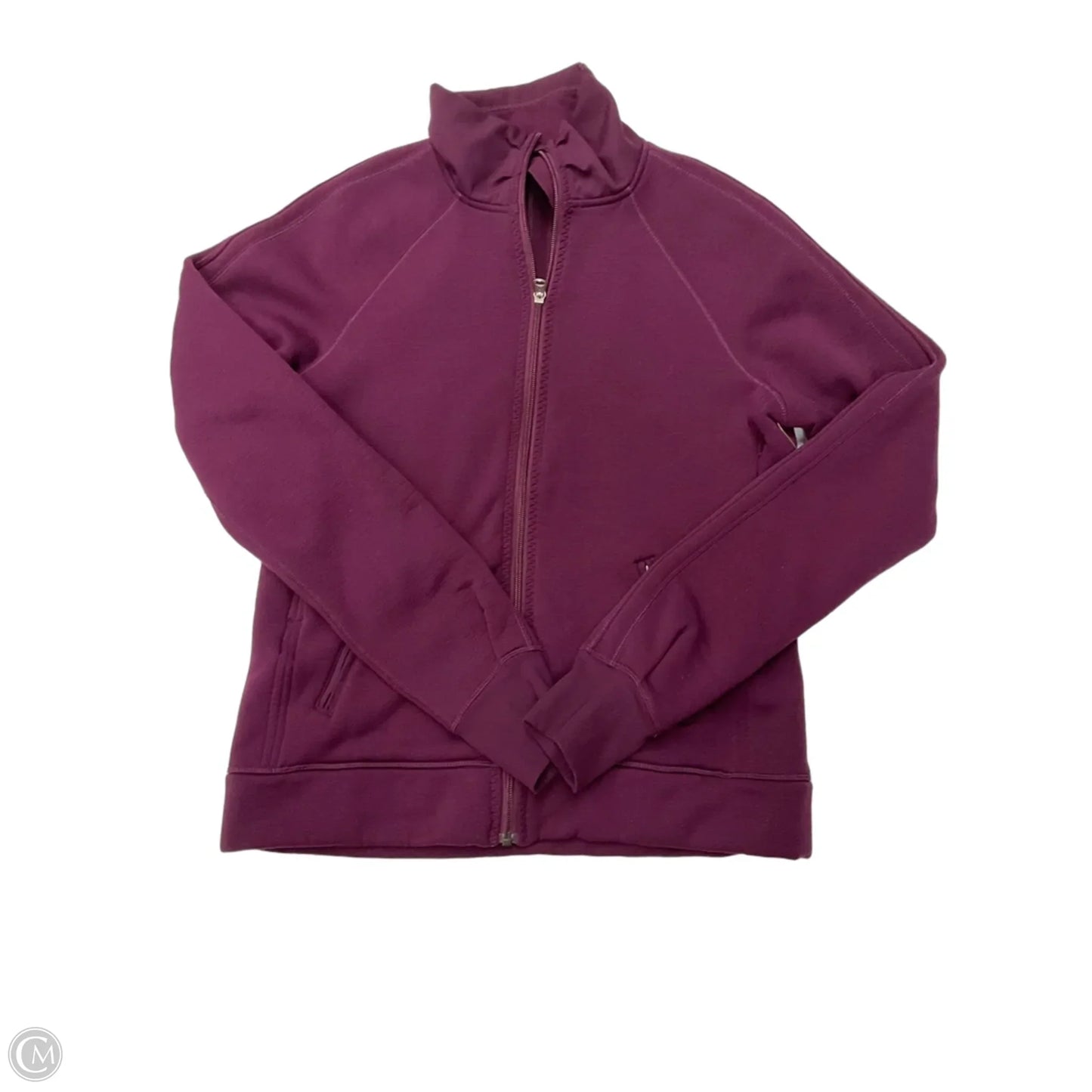 Athletic Jacket By Lululemon In Purple, Size: 6