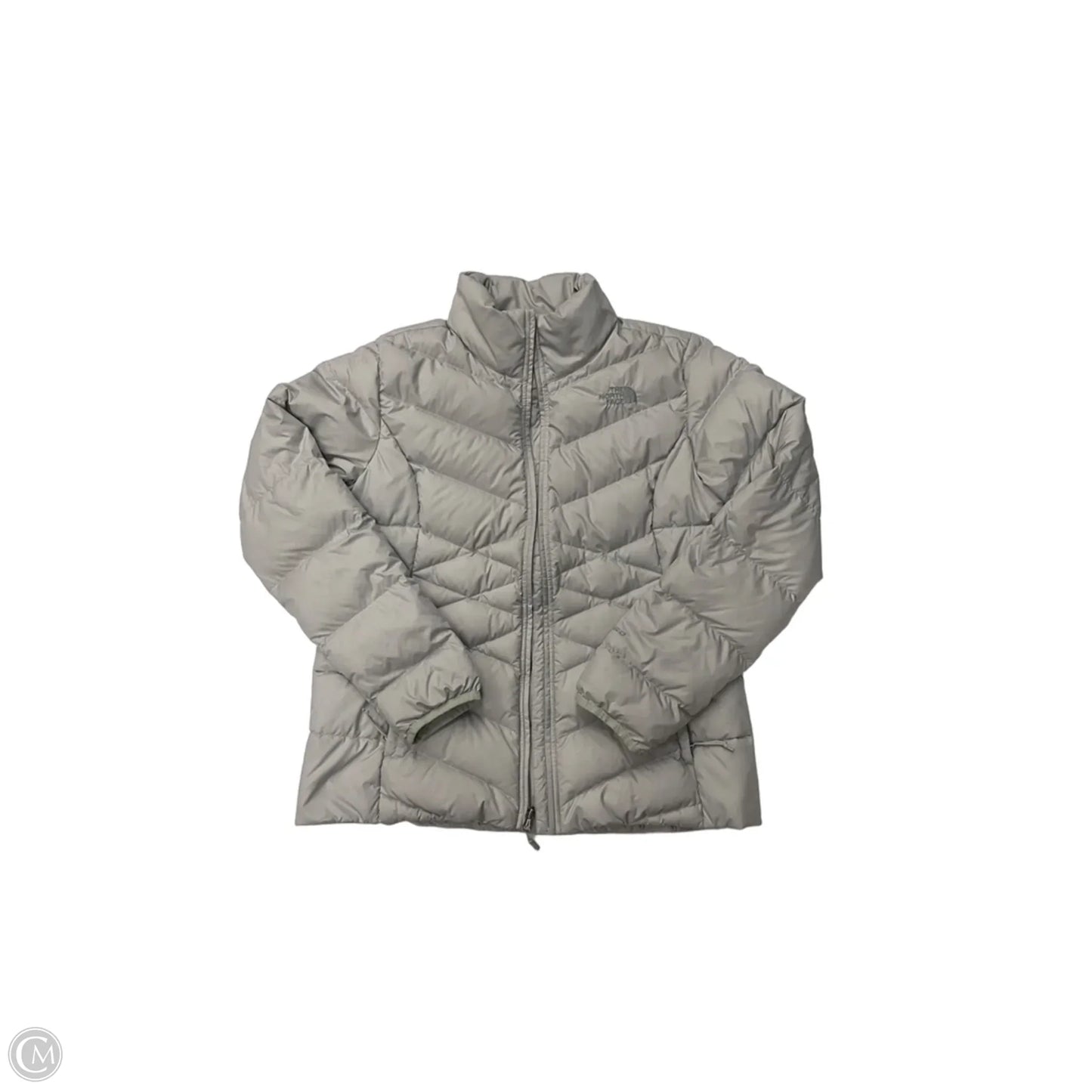Jacket Puffer & Quilted By The North Face In Grey, Size: L