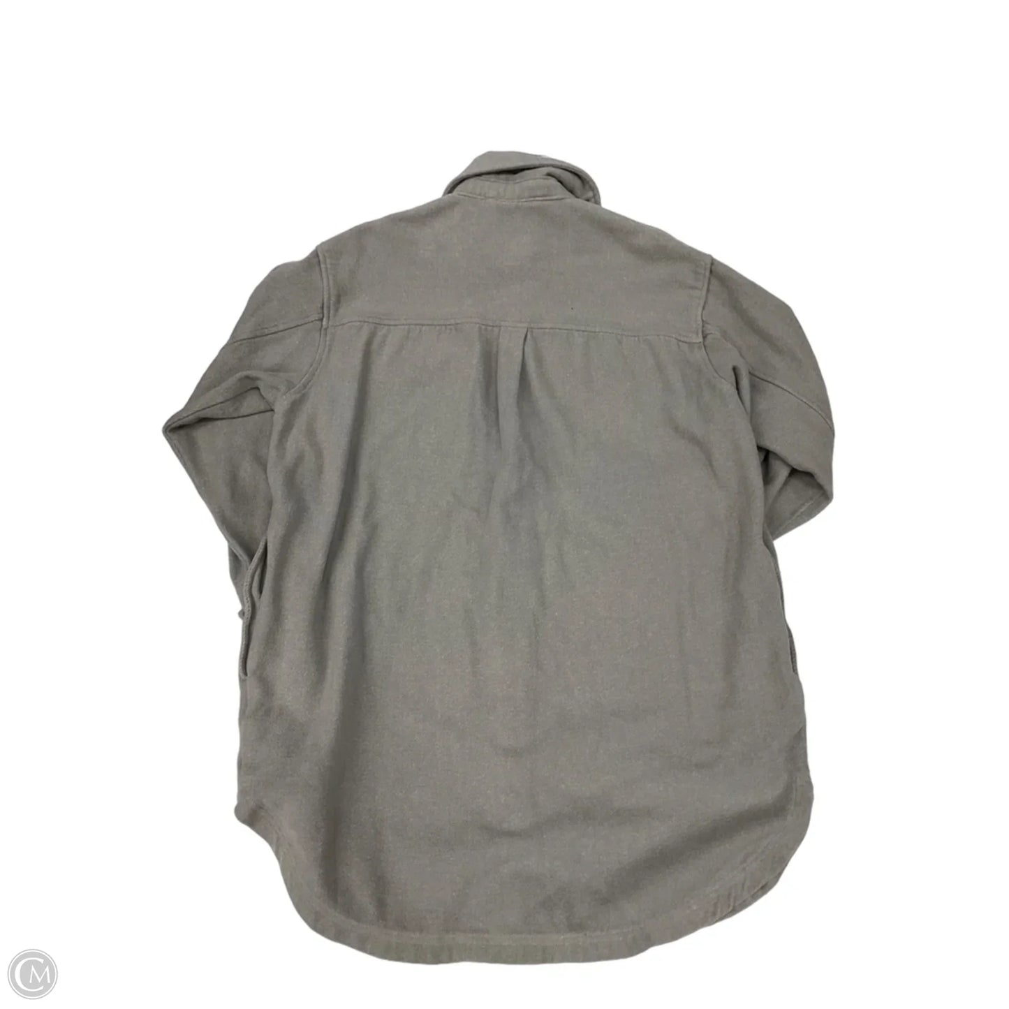 Top Long Sleeve Basic By Aerie In Grey, Size: L