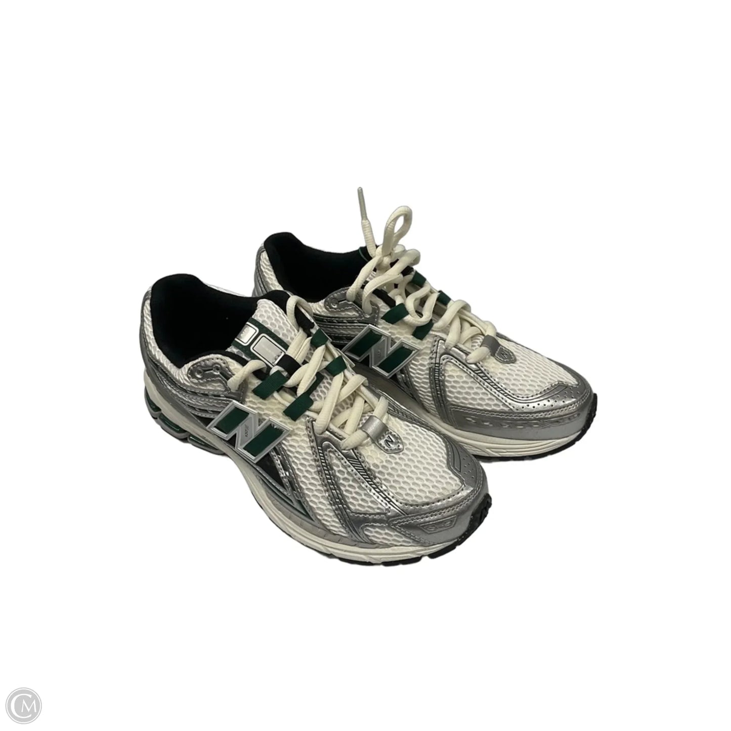 Shoes Athletic By New Balance In Green & White, Size: 7