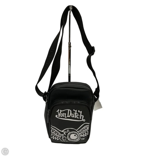 Handbag Leather By Von Dutch, Size: Small