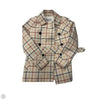 Blazer Designer By Coach In Plaid Pattern, Size: Xs