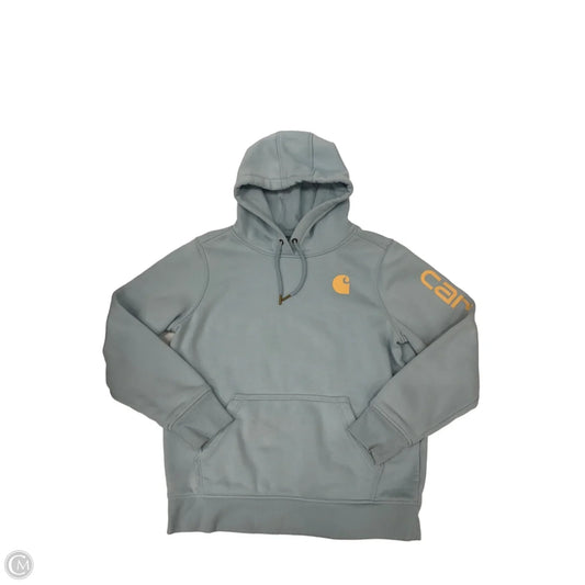 Sweatshirt Hoodie By Carhartt In Blue, Size: M