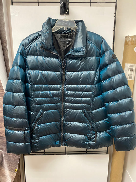 Coat Puffer & Quilted By Andrew Marc In Green, Size: Xxl