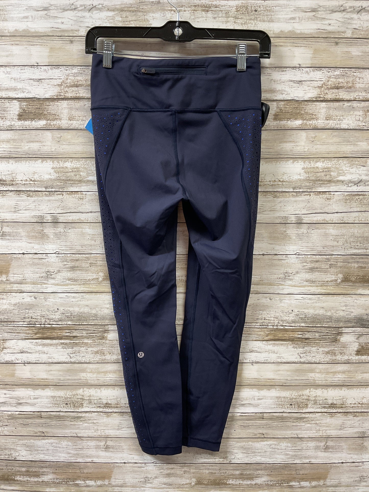 Athletic Leggings By Lululemon In Blue, Size:6