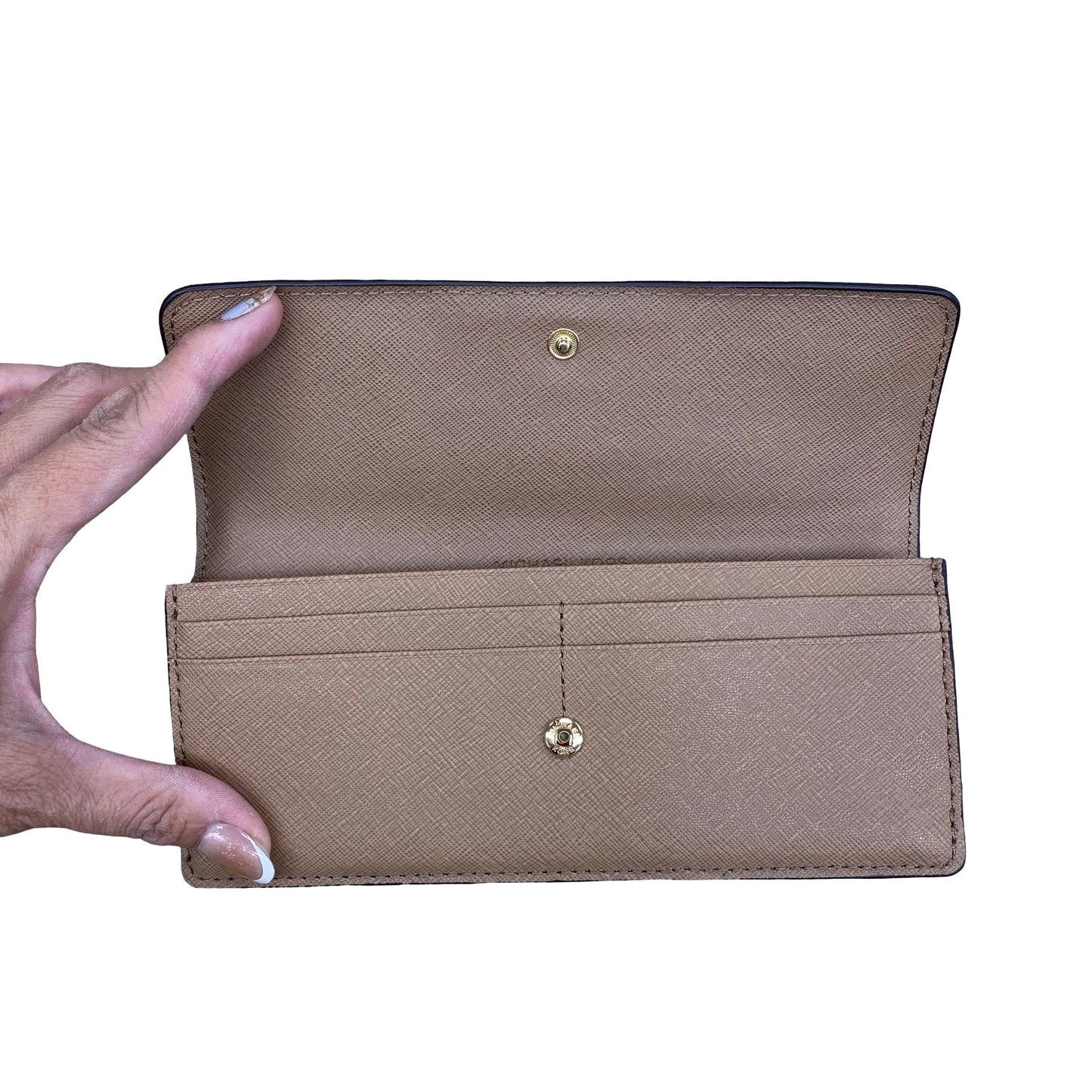 Wallet Designer By Michael Kors In Brown, Size:Medium