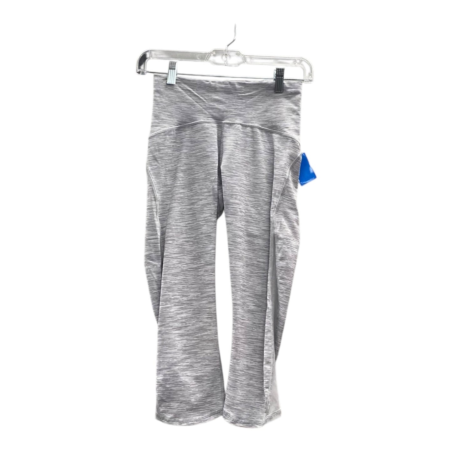 Athletic Capris By Lululemon In Grey, Size:4