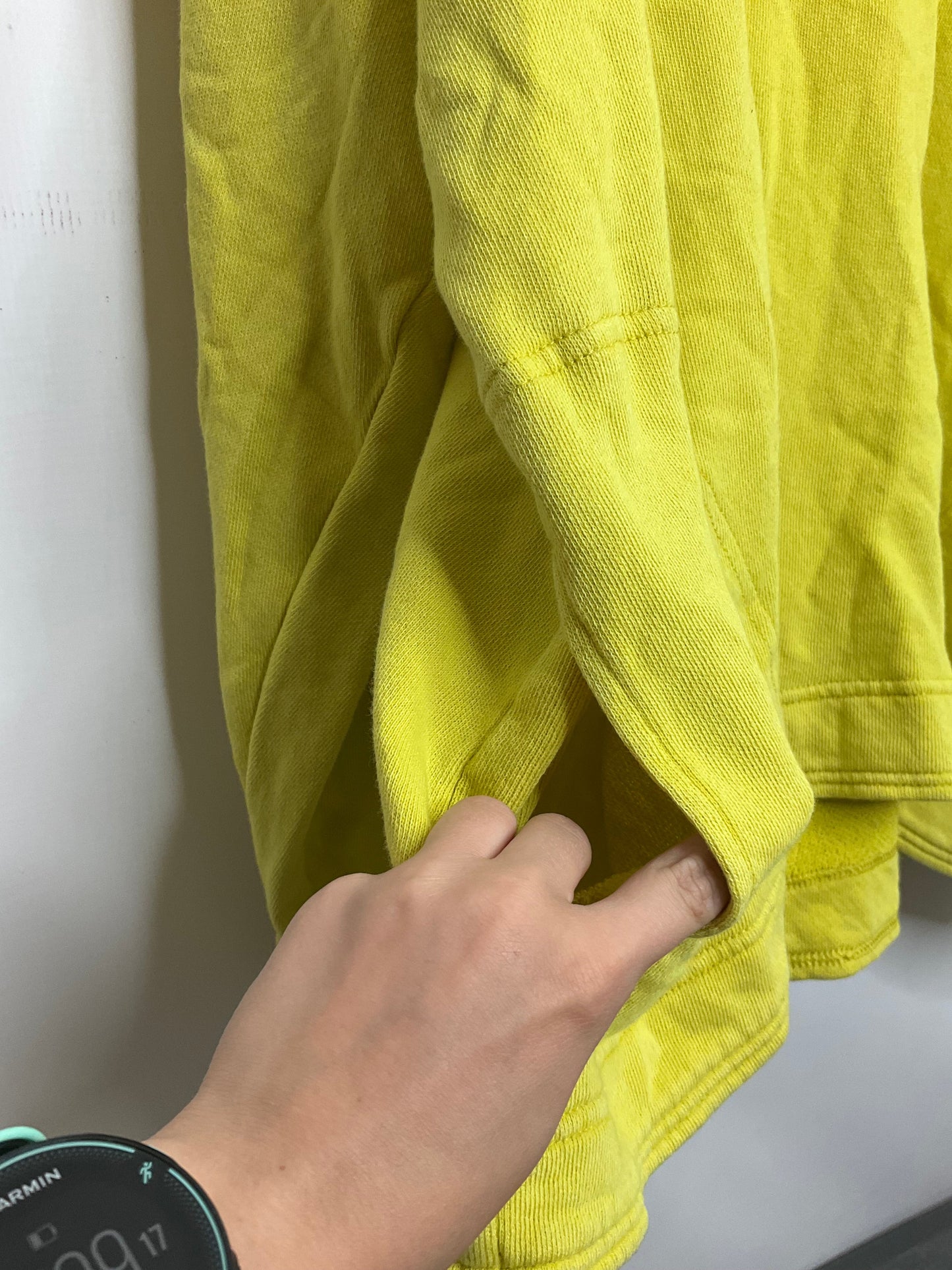 Yellow Sweatshirt Hoodie Aerie, Size Xl