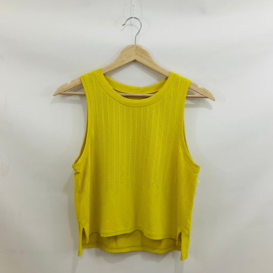 Athletic Tank Top By Lululemon In Yellow, Size: 6