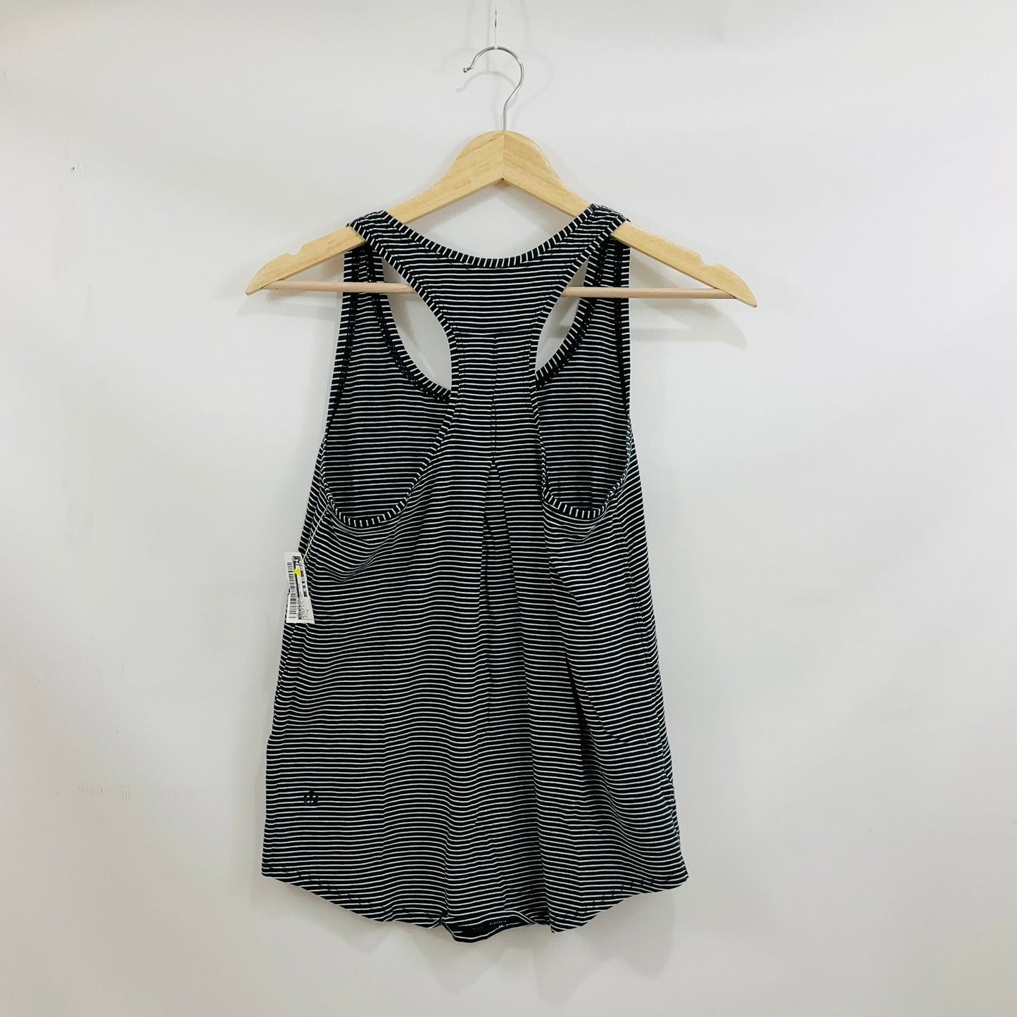 Athletic Tank Top By Lululemon In Black & White, Size: 6