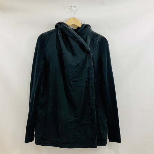 Athletic Jacket By Lululemon In Black, Size: 6