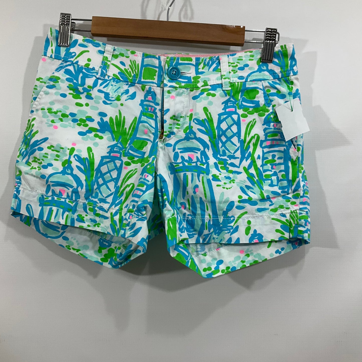 Shorts By Lilly Pulitzer In Blue & White, Size: 0