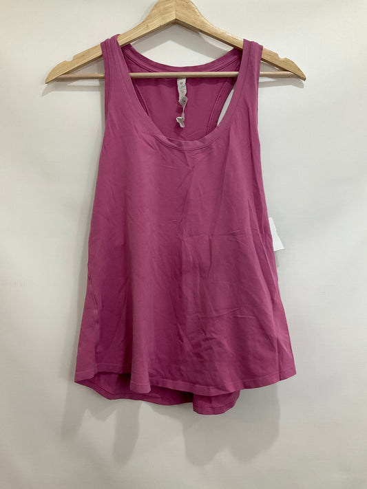 Athletic Tank Top By Lululemon In Pink, Size: 8