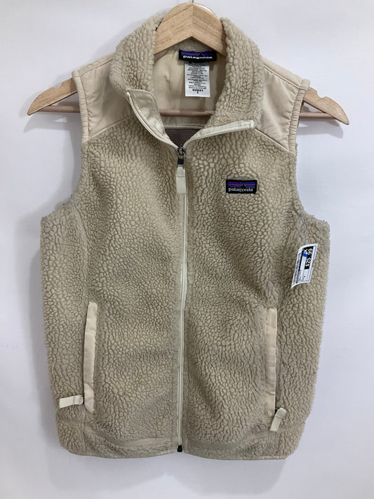 Vest Fleece By Patagonia In Cream, Size: S