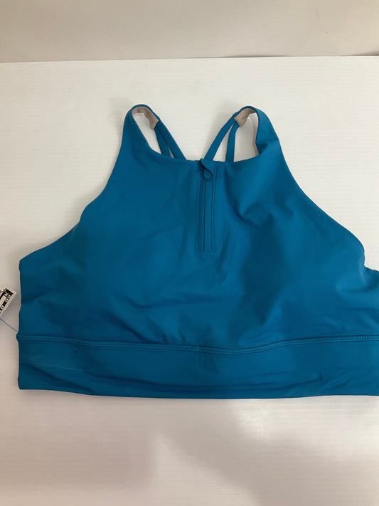 Athletic Bra By Lululemon In Blue, Size: 14