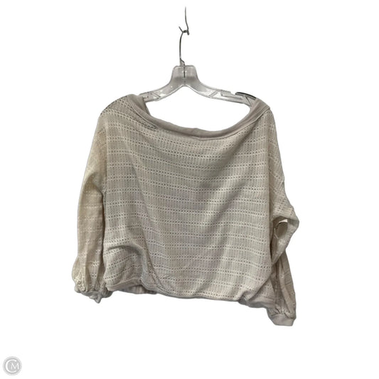 Top Long Sleeve By Free People In White, Size: M