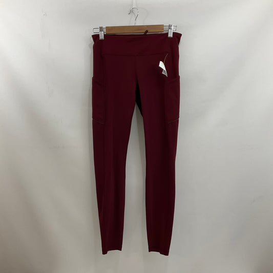 Athletic Leggings By Lululemon In Red, Size: 8