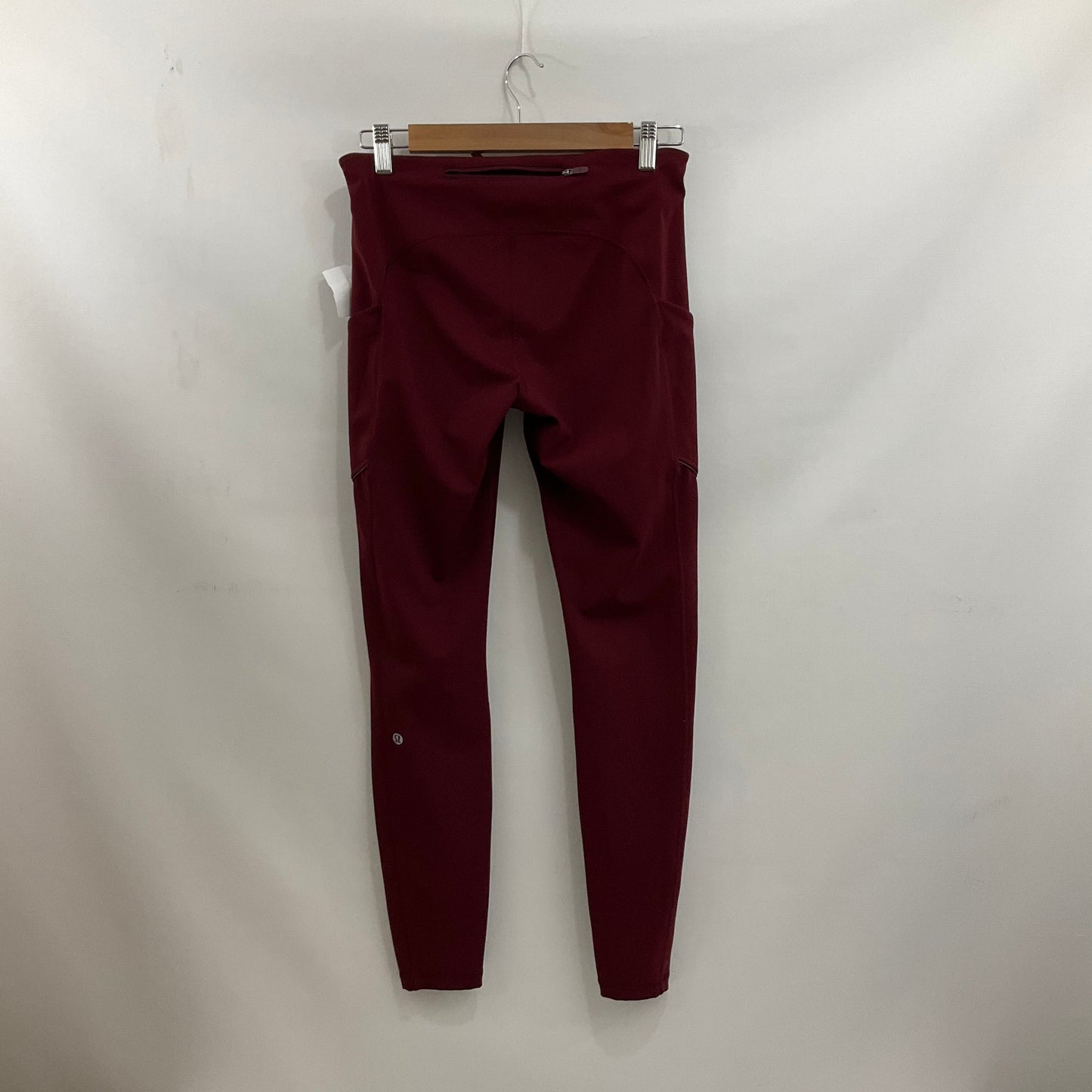 Athletic Leggings By Lululemon In Red, Size: 8