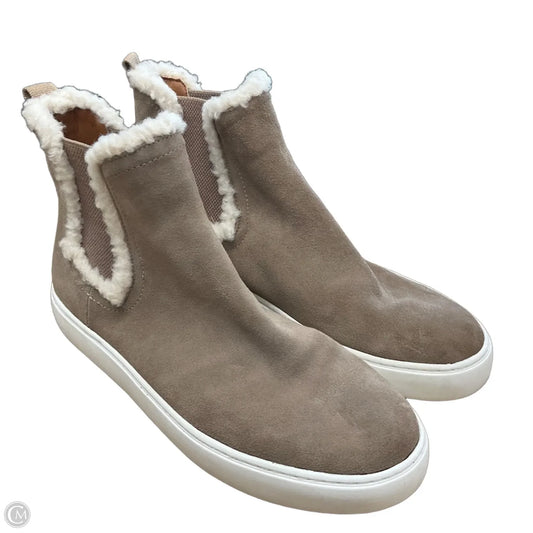 Boots Ankle Flats By Lucky Brand In Beige, Size: 8.5