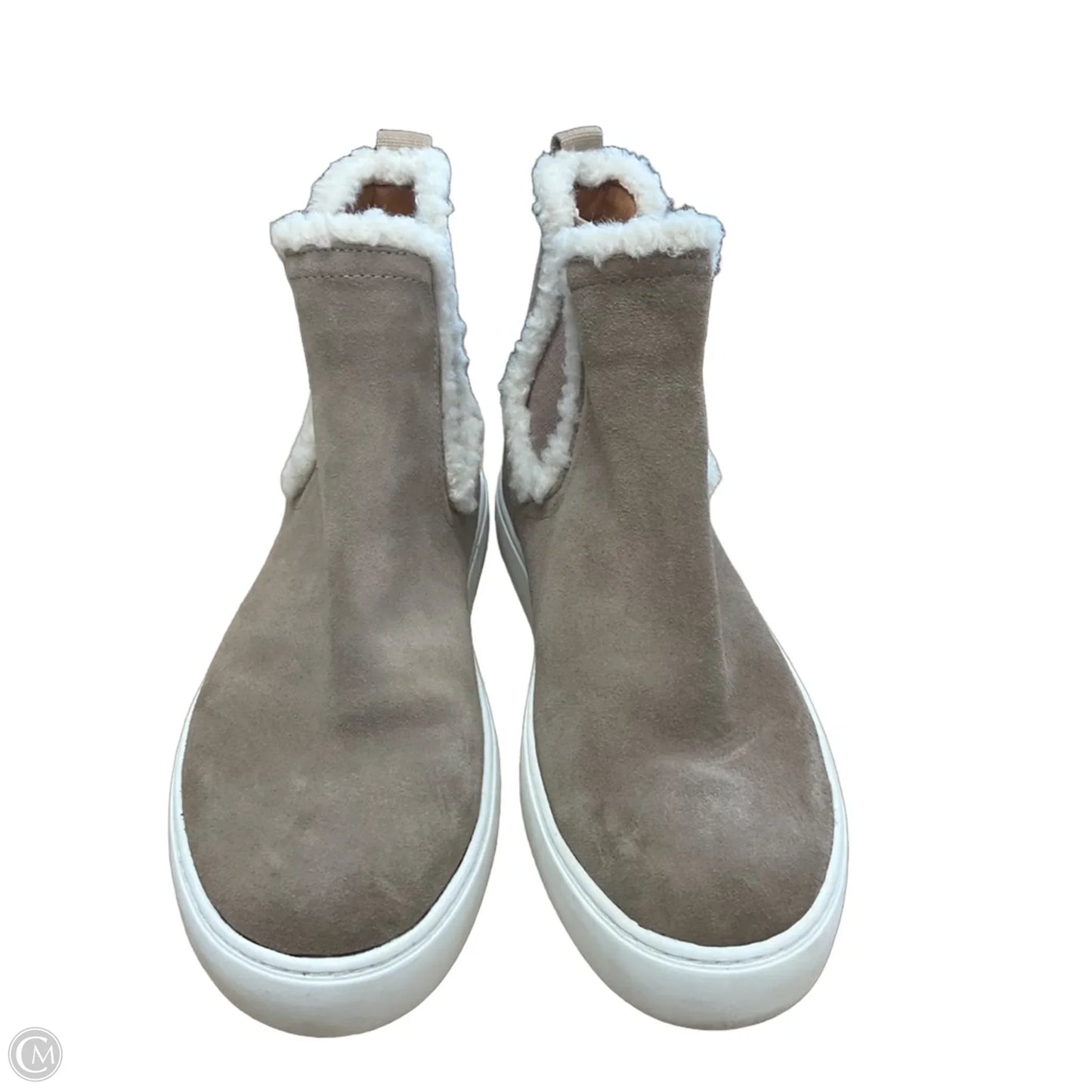 Boots Ankle Flats By Lucky Brand In Beige, Size: 8.5