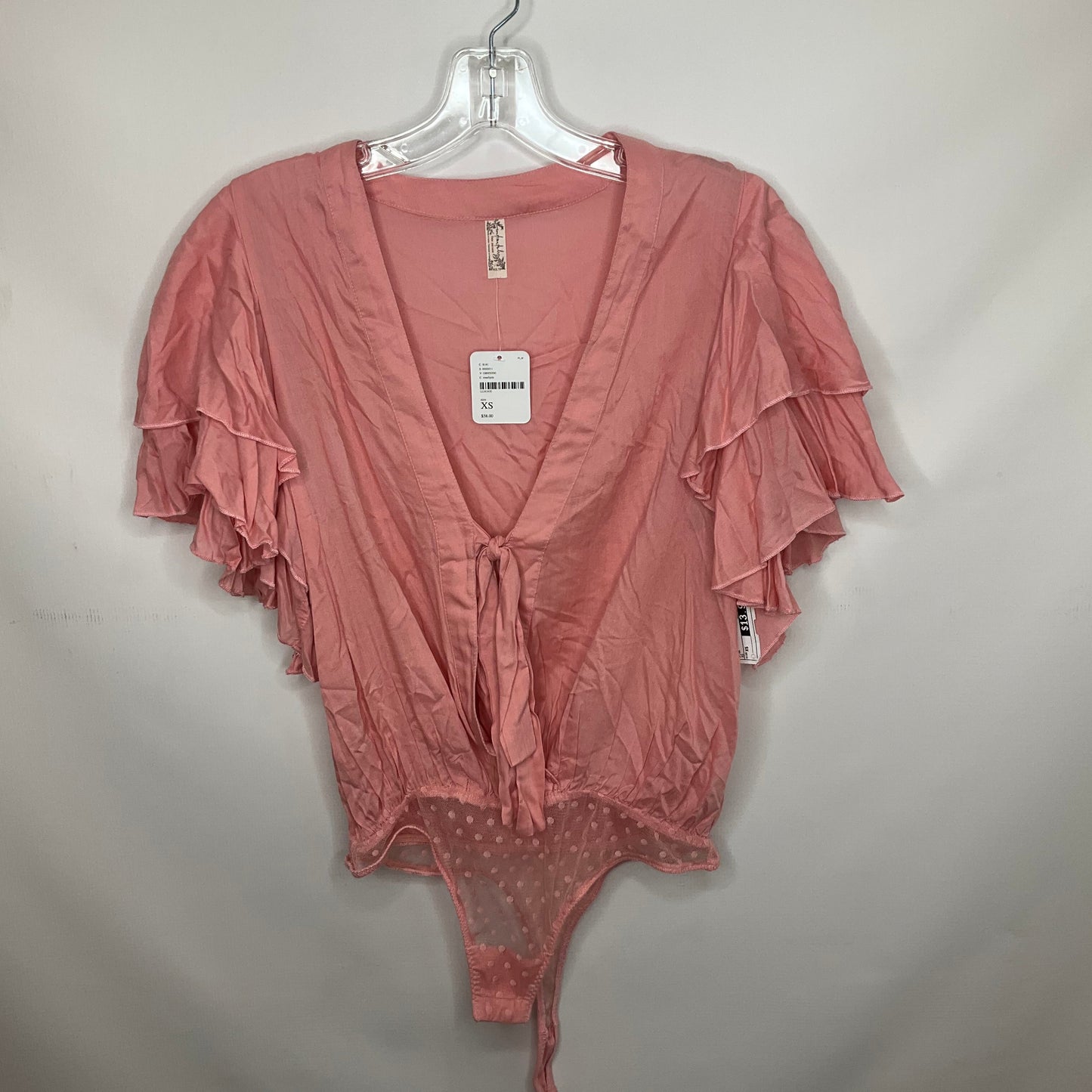Pink Top short Sleeve Free People, Size Xs