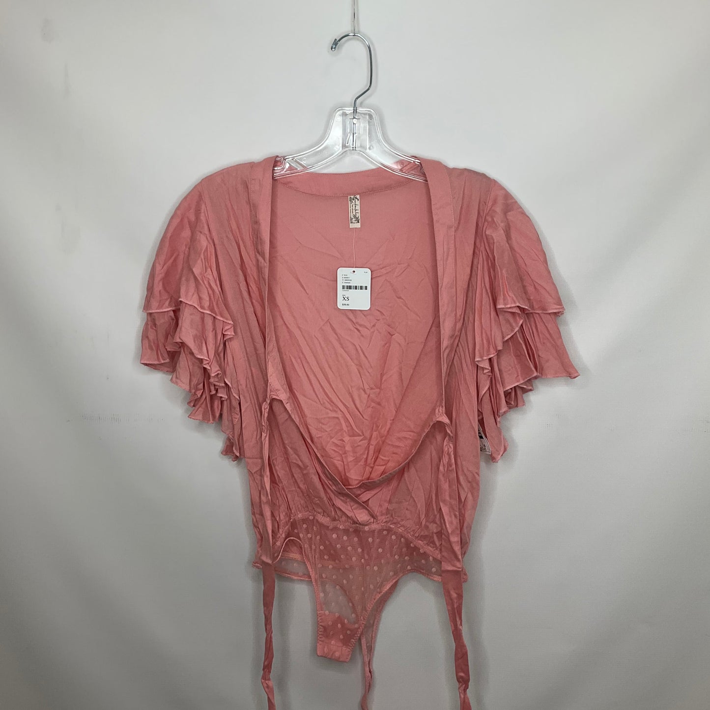 Pink Top short Sleeve Free People, Size Xs