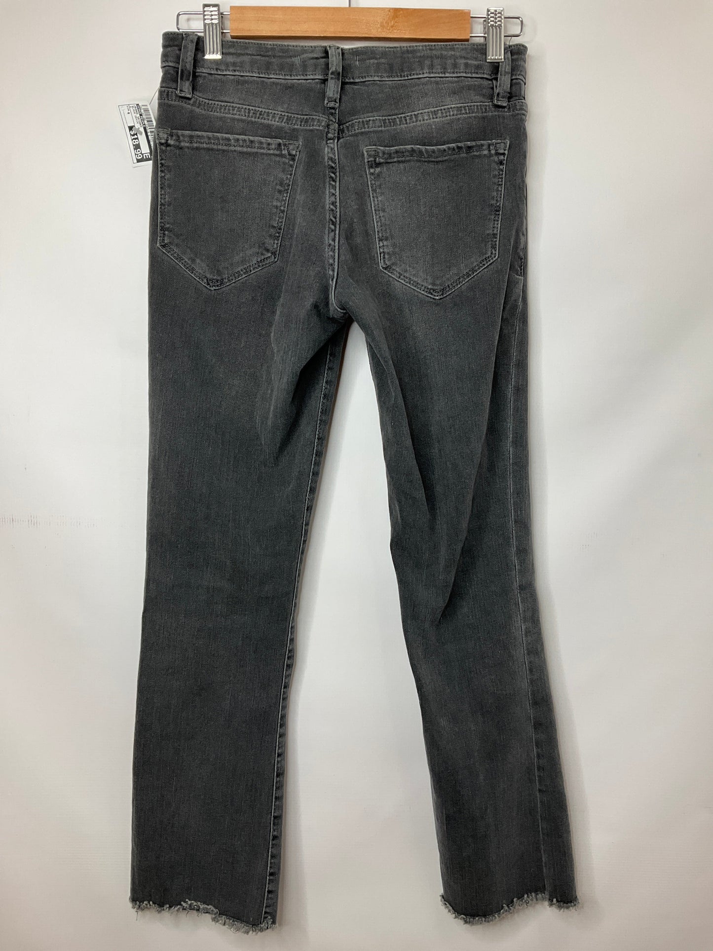 Black Denim Jeans Skinny Free People, Size 4