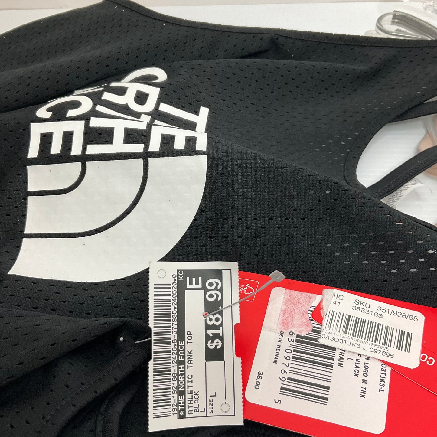 Black Athletic Tank Top The North Face, Size L