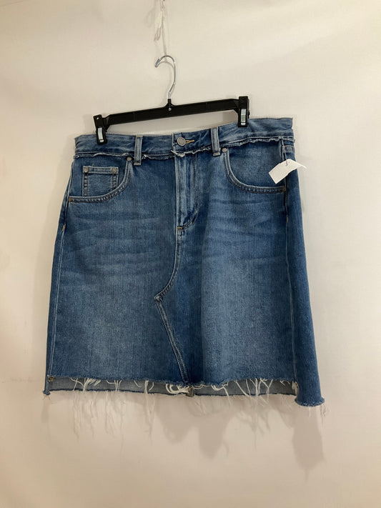 Blue Denim Skirt Mini & Short Vince Camuto, Size 10