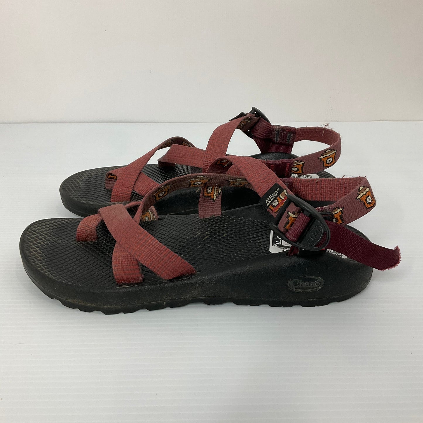 Red Sandals Sport Chacos, Size 10