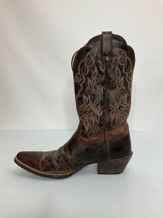 Brown Boots Western Ariat, Size 8