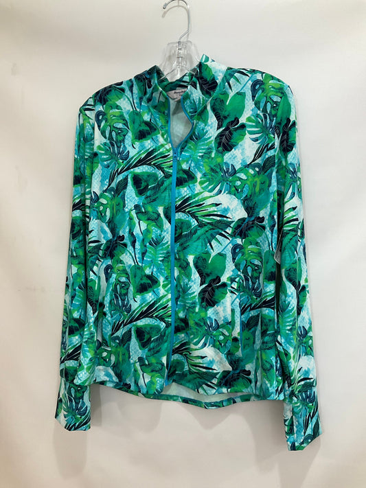 Tropical Print Athletic Jacket Tommy Bahama, Size Xl