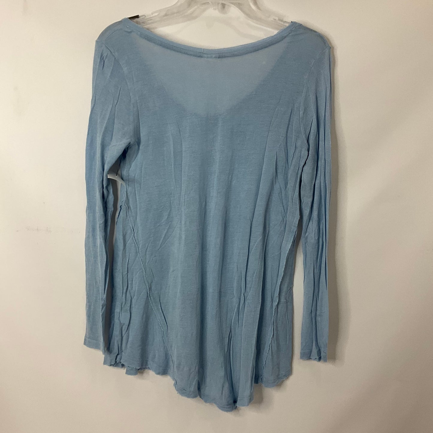 Blue Top Long Sleeve Tresics, Size S