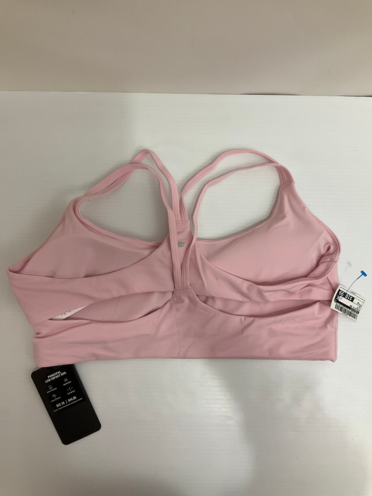 Athletic Bra By Fabletics In Pink, Size: 2x