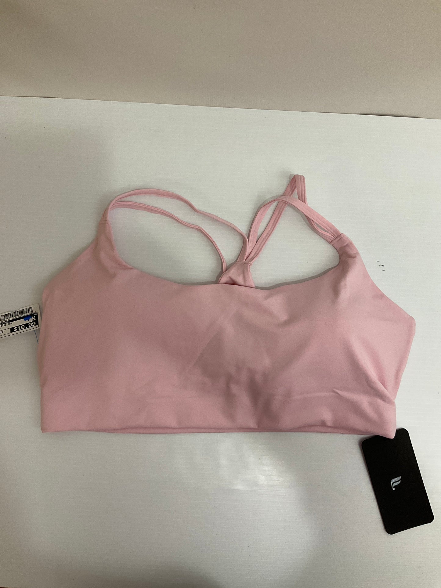 Athletic Bra By Fabletics In Pink, Size: 2x