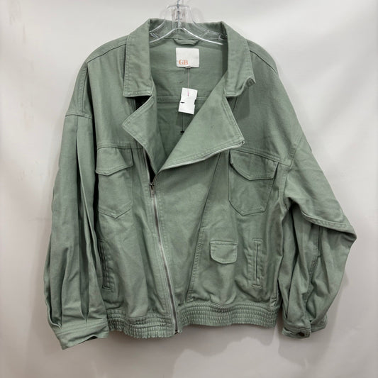 Jacket Utility By Gianni Bini In Green, Size: M