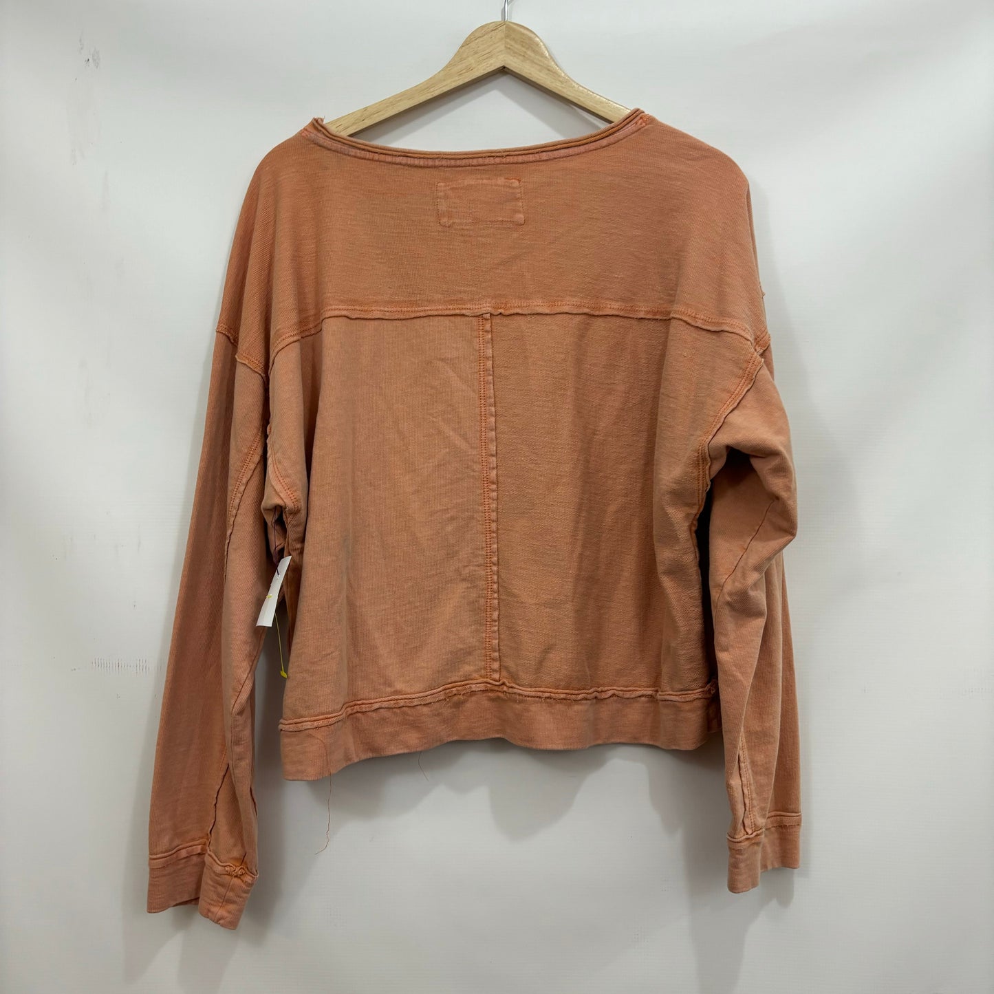 Top Long Sleeve By Pilcro In Orange, Size: S