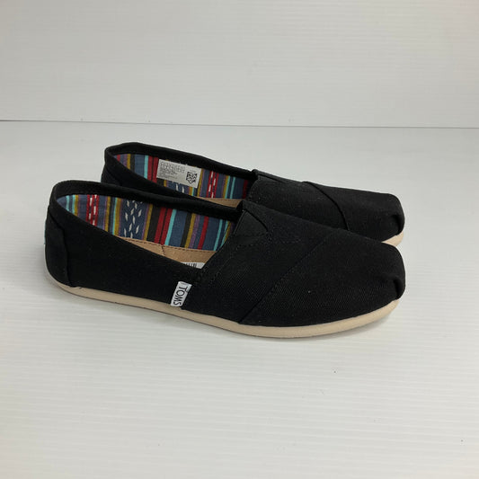 Black Shoes Flats Toms, Size 6