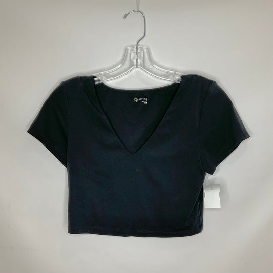Black Athletic Top Short Sleeve Aerie, Size L