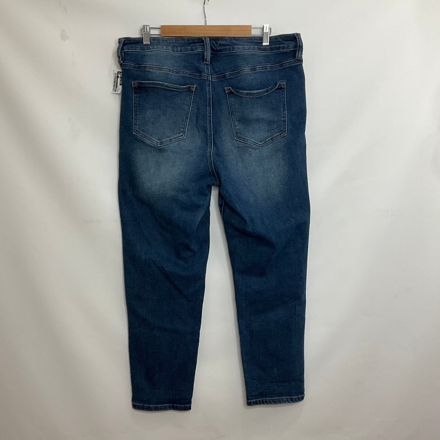 Blue Denim Jeans Straight Cmc, Size 16