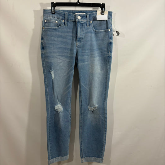 Jeans Skinny By Lc Lauren Conrad In Blue Denim, Size: 8